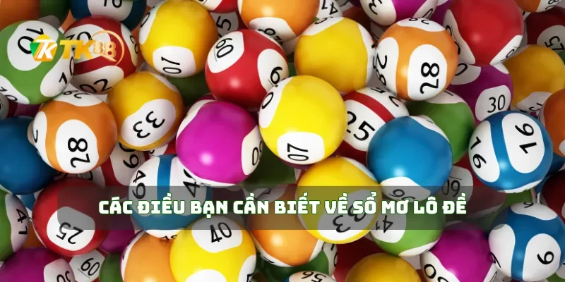 Các điều bạn cần biết về sổ mơ lô đề